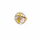 Swirl ring in 18-carat rose gold, jade and diamonds 