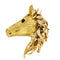 Broche Broche en forme de cheval en or jaune 58 Facettes MAR07422
