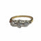 Bague 54 Bague en or et platine avec diamants 58 Facettes DMAR3