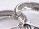 Boucles d'oreilles Boucles d'oreilles en or blanc avec de vrais diamants 58 Facettes 2113