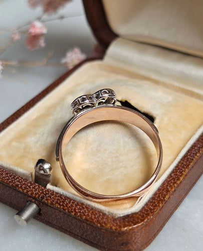 Bague 58.5 Bague Diamants Or rose 58 Facettes 473