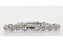 Bracelet Bracelet exclusif en or blanc avec saphir et diamants de style Art Déco 58 Facettes PPK03