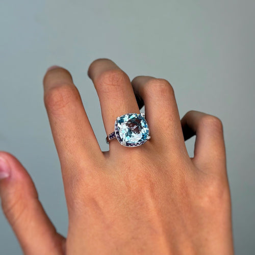 Bague 54 Bague Or Blanc Couleur d'Amour - MAUBOUSSIN 58 Facettes 250311R