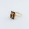 Bague 53 Bague en or jaune 18 carats et grenats 58 Facettes 33020