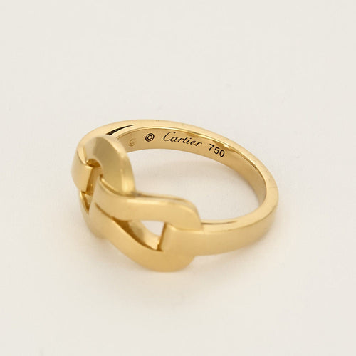 Bague 52 Cartier - AGRAFE - Bague en or jaune 58 Facettes B250525