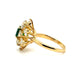 Bague Marguerite Or jaune - Emeraude et Diamants 58 Facettes 1.0000372/1