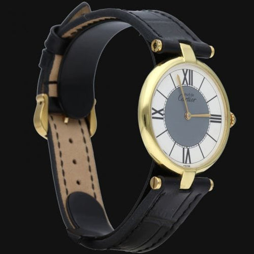 Montre Cartier Montre Must De Cartier Vermeil 58 Facettes MT44837