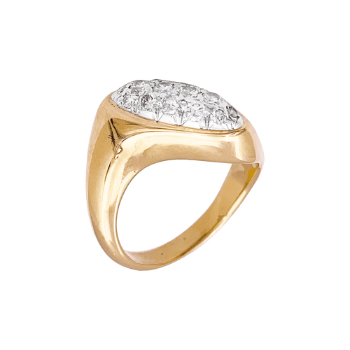Bague 51 Bague BOUCHERON, or jaune et diamants 58 Facettes 34439