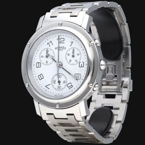 Montre Hermes Montre Clipper Chronograph 58 Facettes MT44640