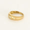 Bague 49 Bague jonc en or jaune et diamants 58 Facettes OYO0703