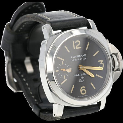 Montre Montre Panerai Luminor Marina Logo en acier 58 Facettes MT41988