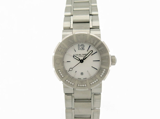 Montre montre CHAUMET class one 622c 33mm en acier 20 diamants quartz lady 58 Facettes 271144