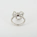 53 MELLERIO - Marie-Antoinette - Bague or gris, diamants, saphir 58 Facettes J1WG111-SD53