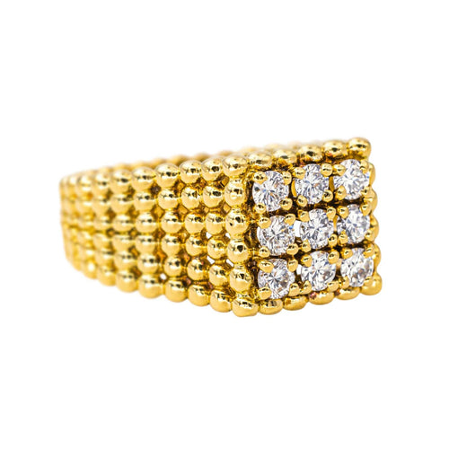 Bague 53 Bague  Chevalière  Or jaune Diamant 58 Facettes 4243035CN