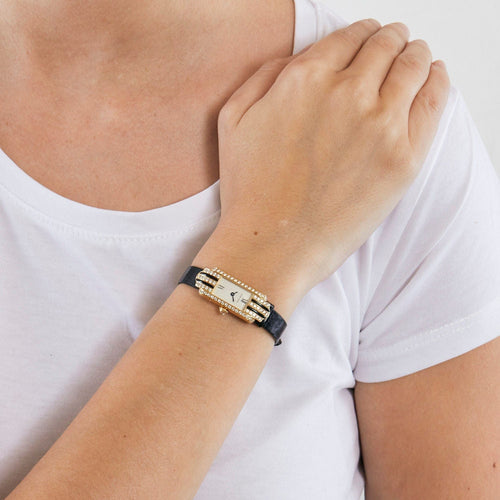 Montre CARTIER - Montre Tank Art Déco or jaune et diamants 58 Facettes