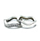 Bague 48 Duo d’alliances Cartier vintage or blanc et diamants 58 Facettes