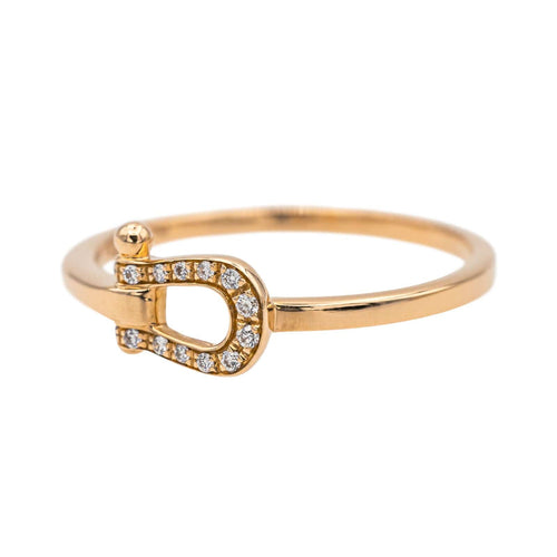 Bague 51 Fred Bague Force 10 Or rose Diamant 58 Facettes 3946315RV