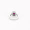 Bague 49,5 Bague or blanc, rubis et diamants 58 Facettes B250247