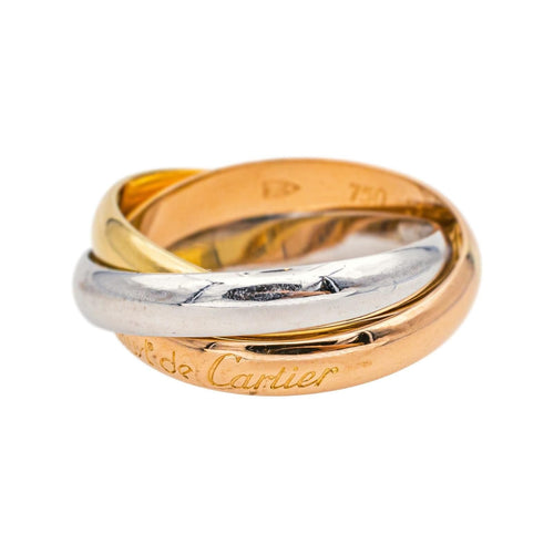 Bague 52 Cartier Bague Trinity Or rose, Or jaune, Or blanc 58 Facettes 4952741RV