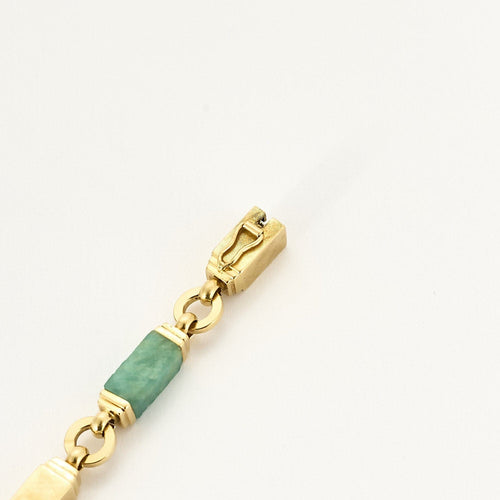 Bracelet Bracelet en or jaune et amazonite 58 Facettes NAR0552