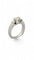 Bague 51 Bague en or blanc 18 carats trilogie de diamants 58 Facettes