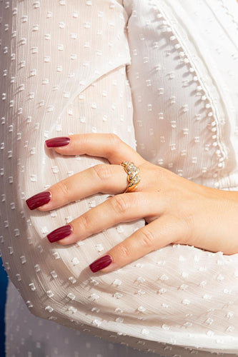 Bague 56 Bague Bandeau Or jaune Diamant 58 Facettes 2414556CN