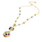 Collier Collier BULGARI "Astrale", or jaune, diamants et pierres de couleur. 58 Facettes 34838