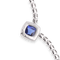 Collier Collier FRED "Pain de sucre" en or gris 18 Cts avec tanzanite et diamants. 58 Facettes FB08219
