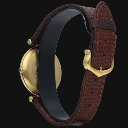 Montre Cartier Montre Must De Cartier Vermeil 58 Facettes MT43105