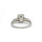 Bague 53 Solitaire - Platine et diamants 58 Facettes 1039
