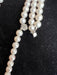Collier Collier deux rangs 162 Perles de culture blanches 60,5 Cm 58 Facettes