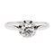 Bague 61 Bague Solitaire Or blanc Diamant 58 Facettes 3241059CN