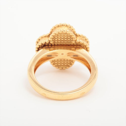 Пръстен 47 Van Cleef & Arpels - Пръстен Vintage Alhambra от жълто злато и перла 58 Facettes