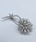 Broche BROCHE MOTIF FLORAL PLATINE ET DIAMANTS 58 Facettes 250194