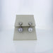 Boucles d'oreilles Paire de boucles d'oreilles diamants en or blanc avec deux perles Tahiti. 58 Facettes 001.41426