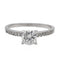 Bague 52 Bague Solitaire Or blanc Diamant 58 Facettes 578747RV