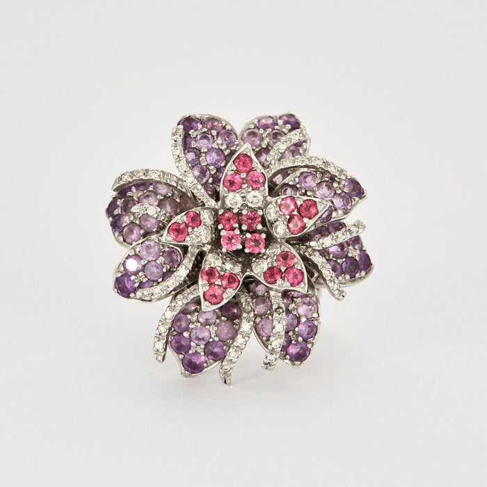 bague 53 MATY - Bague fleur 58 Facettes 240253