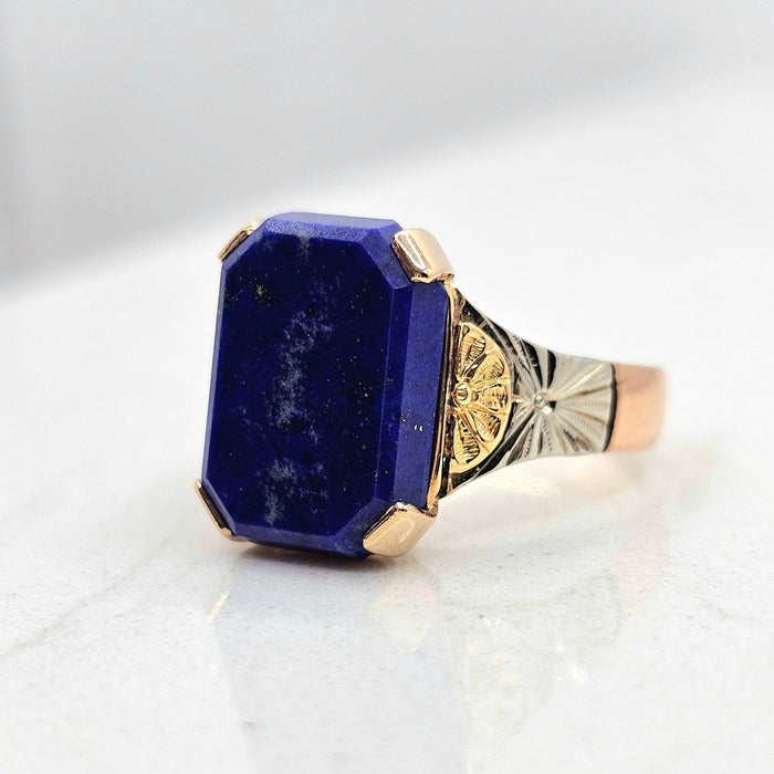 Bague 54 Bague trois ors lapis-lazuli 58 Facettes 591