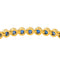 Bracelet Tennis Or jaune Saphir 58 Facettes 4526959CN