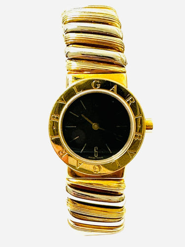 Montre BVLGARI. Collection Bvlgari-Bvlgari, montre 2 ors 18K 58 Facettes