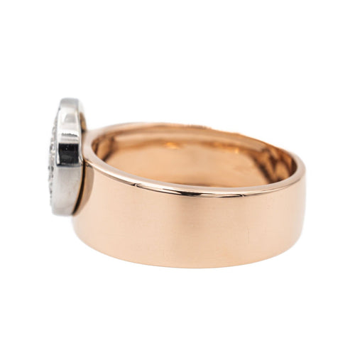 Bague 53 Bague Or rose, Or blanc Diamant 58 Facettes 3313105CN