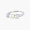 Bague 58 Bague Perle et Diamants 58 Facettes