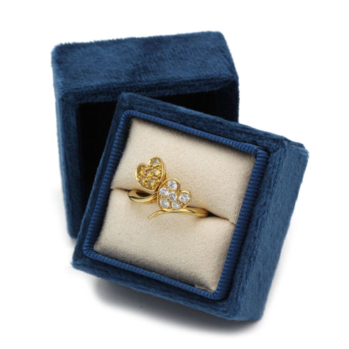 Bague 51 Bague - Or jaune et diamants 58 Facettes 1075