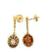 Maison Juliette Paris - Earrings Sleepers earrings yellow gold, Citrines, Diamonds, Sapphire, Ruby 