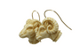 Boucles d'oreilles Boucles d'oreilles antiques ivoire sculpté 58 Facettes 7276