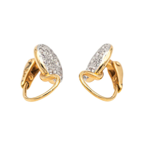 Boucles d'oreilles Pomellato Boucles d'oreilles Sabbia Or rose, Or blanc Diamant 58 Facettes 4174318RV