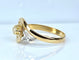 Bague 58 Bague en or jaune en perle et diamants sertis en or blanc 58 Facettes AB584