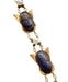 Bracelet Bracelet Renouveau égyptien, or jaune et 6 scarabées opale 58 Facettes