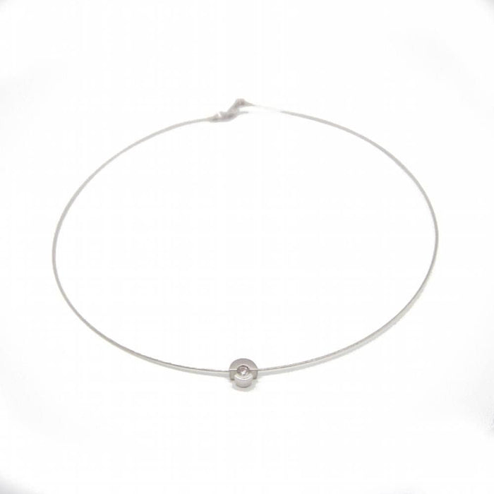 Collier Collier avec diamant solitaire de 0,12 ct 58 Facettes D363928SO