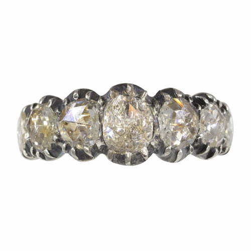 Bague 52 Bague en diamant géorgienne : un murmure du passé 58 Facettes 21272-0590